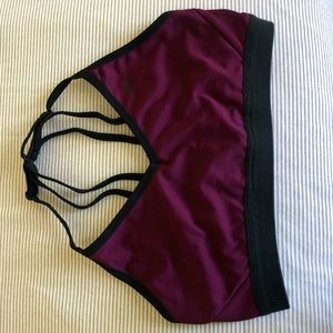 Maroon Nike Sports Bra